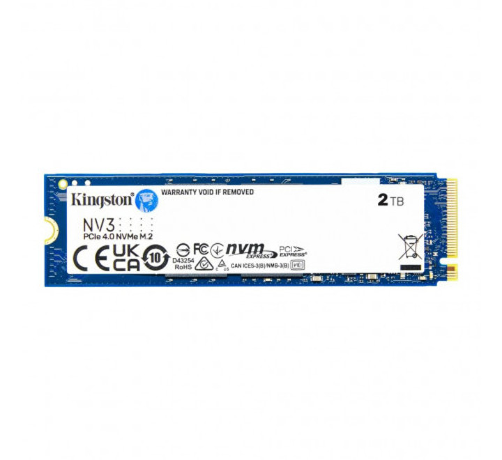 HDD-KINGSTON 2TB NV3 NVMe GEN4 SSD 6000/5000 - ( SNV3S/2000G )