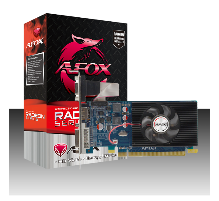 VGA-AFOX 2GB RADEON R5 230 DDR3 64Bit DVI/HDMI E.KARTI