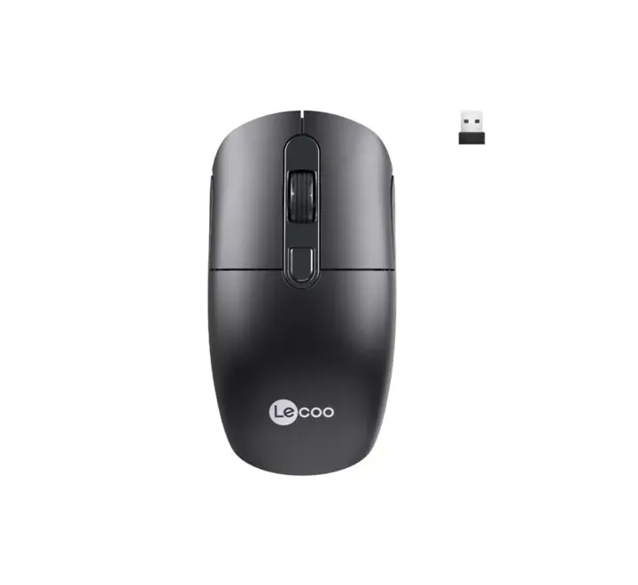 MOUSE-LENOVO LECOO M2001 1600DPI 4 TUŞLU KABLOSUZ SİYAH MOUSE