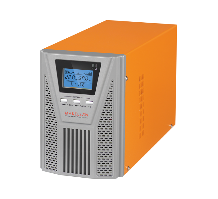 UPS-MAKELSAN POWERPACK SE 3 KVA 5-10DK 6x12V/7AH 1F/1F ONLINE