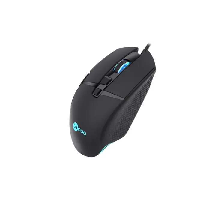 MOUSE-LENOVO LECOO MG1101 6400DPI 8 TUŞLU REG LED AYDINLATMALI USB MOUSE