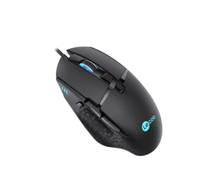 MOUSE-LENOVO LECOO MG1101 6400DPI 8 TUŞLU REG LED AYDINLATMALI USB MOUSE