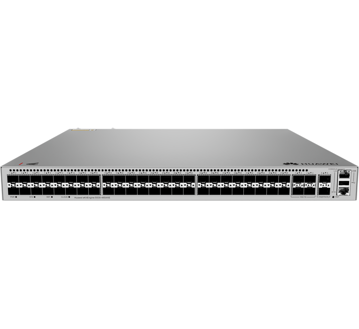 HUB-HUAWEI 48 PORT HW-S530-48S4XE 48xGE SFP PORTS 4x10GE SFP+ PORTS 2x10GE STACK PORTS 