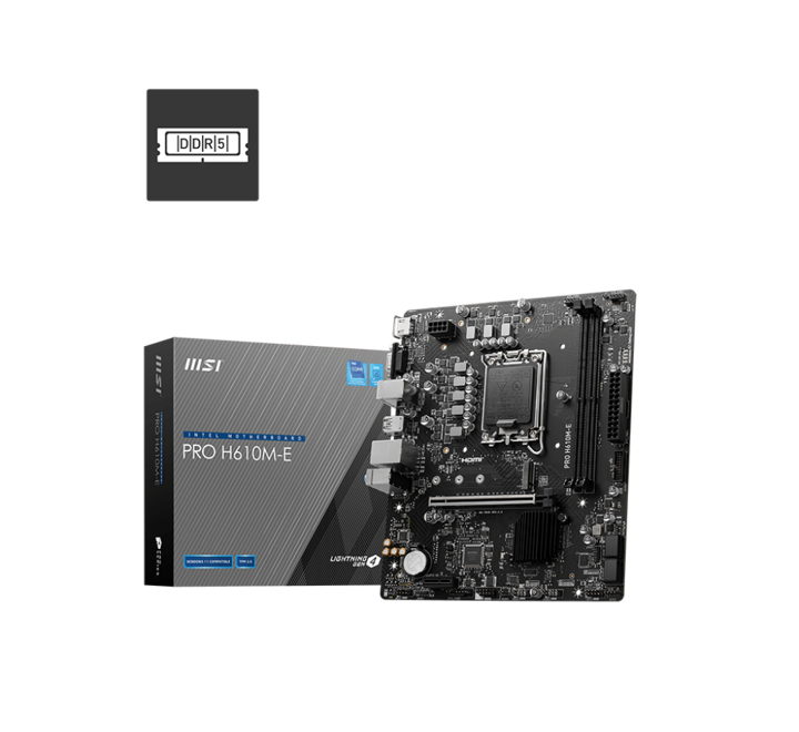 MBI-MSI PRO H610M-E LIGHTNING DDR5 GEN4 LGA1700 INTEL ANAKART