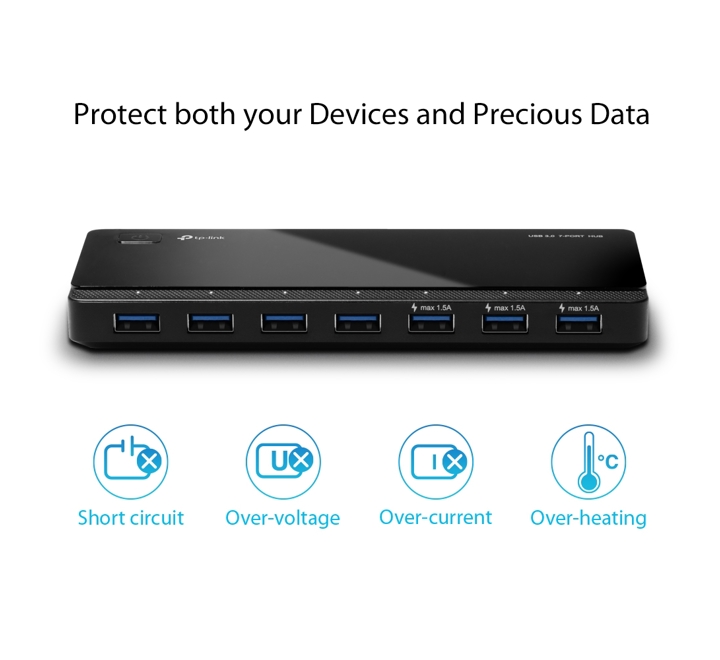 USB-TP-LINK UH700 7 PORT USB 3.0 SLIM USB ÇOKLAYICI