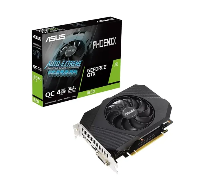 VGA-ASUS 4GB GEFORCE GTX1650 GDDR6 128Bit DVI/HDMI/DP - ( DUAL-GTX1650-O4GD6-P-V2 )