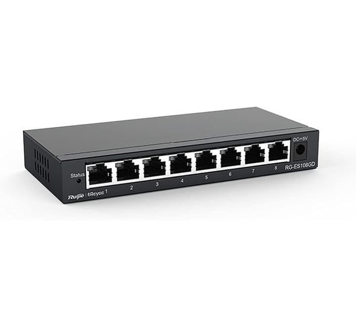 HUB-RUIJIE REYEE 8 PORT GIGABIT YÖNETİLEMEZ SWITCH RG-ES108GD