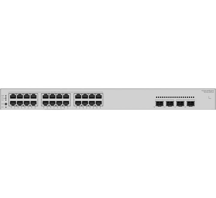 HUB-HUAWEI 24 PORT HW-S310S-24P4JX 10/100/1000BASE-T 400W POE+ PORTS 2x10GE SFP+ PORTS