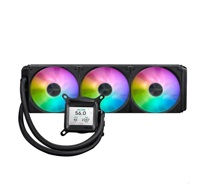 FAN-ASUS PRIME LC 360 ARGB LCD CPU SIVI SOĞUTMA SİSTEMİ - SİYAH