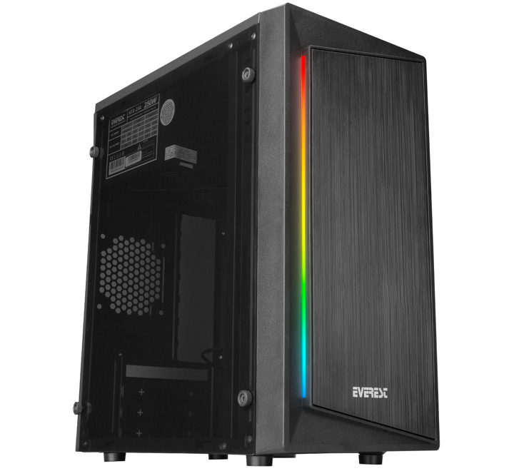 KASA-EVEREST BLAZON RGB LED ŞERİTLİ PEAK 250W GAMING KASA