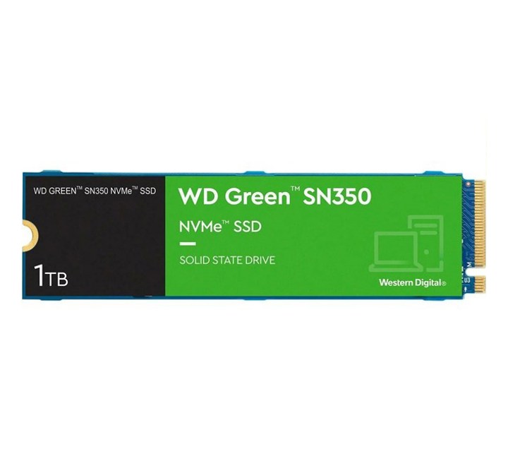 HDD-WD GREEN 1TB M.2 NVMe SN350 WDS100T3G0C SSD