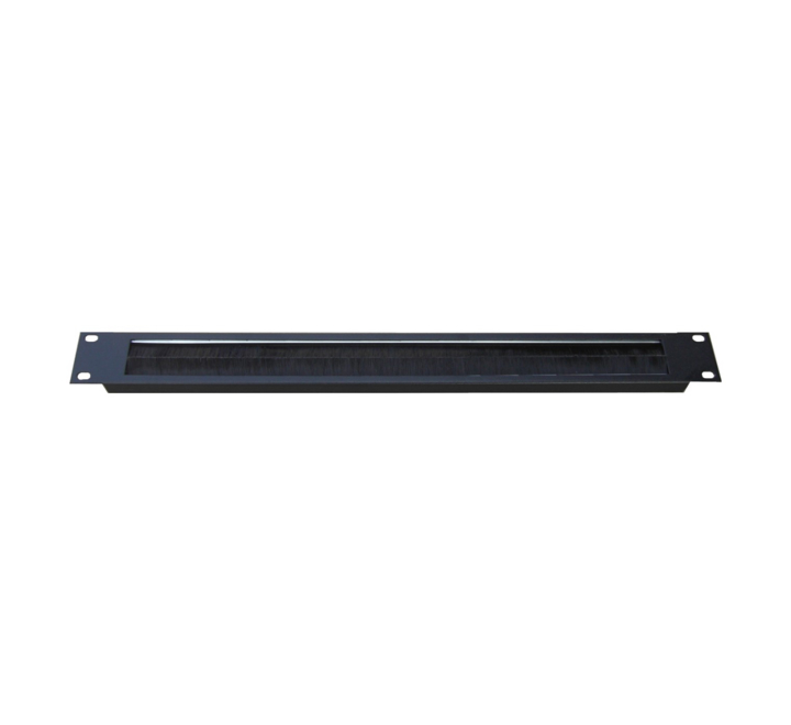KABIN-AGER 1U 19" FIRÇALI ORGANİZER - ( SİYAH )