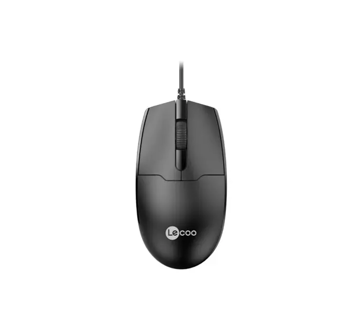 MOUSE-LENOVO LECOO MS101 1200DPI 4 TUŞLU USB SİYAH OPTİK MOUSE