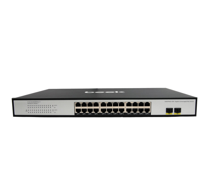 HUB-BEEK 24 PORT GIGABIT POE SWITCH 400W - BN-GS-1242P2S