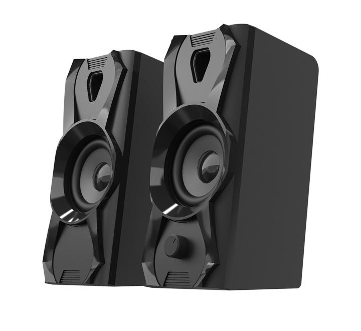SPK-MIKADO MD-166 2.0 5W*2 SİYAH USB HOPARLÖR