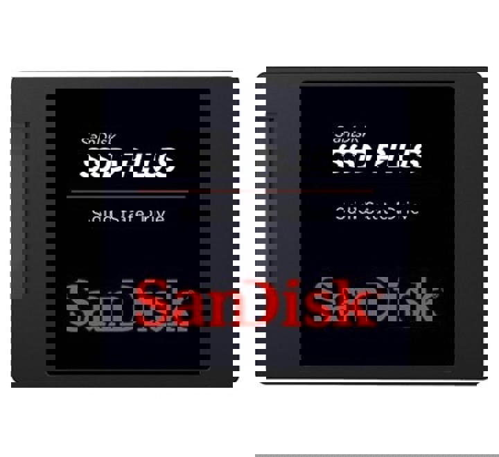 HDD-SANDISK 480GB SSD PLUS 530MB-445MB/s SATA3 2.5"