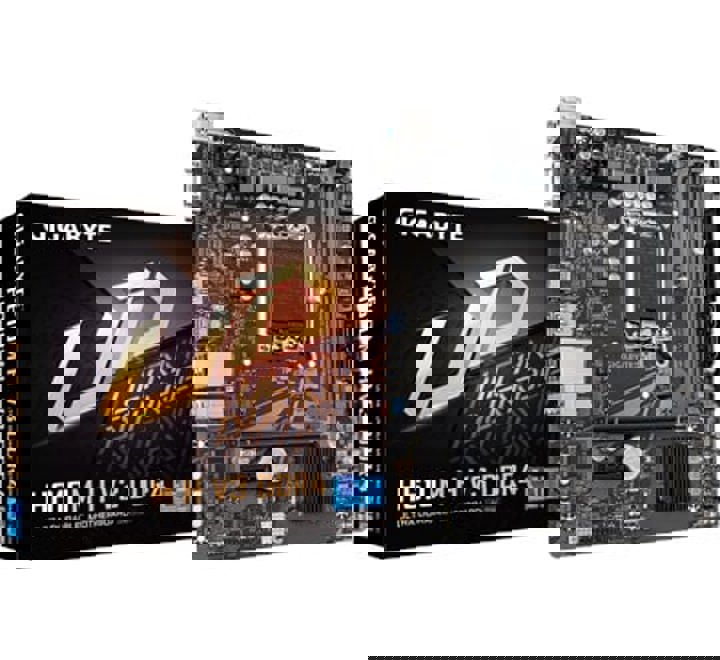 MBI- GIGABYTE H610M-H-V3 DDR4 3200MHZ 1XVGA 1XHDMI 1XM.2 USB 3.2 MATX 1700P (12. / 13. VE 14. NESİL İŞLEMCİ UYUMLU)