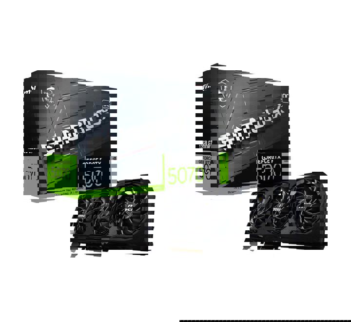 VGA-MSI 12GB GEFORCE RTX5070 SHADOW 3X OC GDDR7 192Bit HDMI/DP PCIe 5.0 E.KARTI